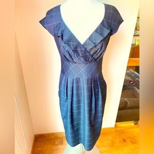 Figure Flattering Jones New York Dress with ruffle detail